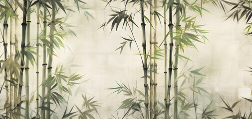 bamboo in the morning