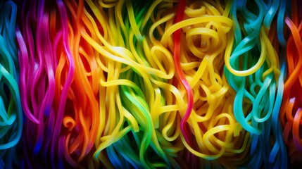 Fototapeta premium Cooking Adventure. Purple Spirals in Abundance