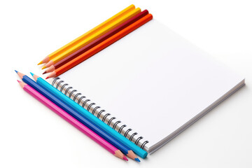 An empty notebook page, perfect for sketching, writing, or organizing thoughts.