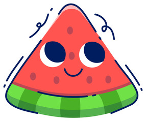 Watermelon Cute Fruit Sticker