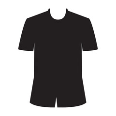 short sleeve shirt icon vector