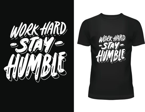 Brown Inspiring Quote Typography T-Shirt Design