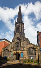 Fototapeta na wymiar St Matthew's Church or St Matthew's Carver Street. Sheffield. South Yorkshire. England