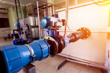 Boiler station, boiler room. Engine room, technical equipment.