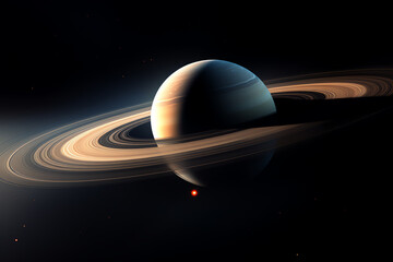 saturn planet, AI generated