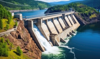 A Majestic Dam Overflowing With the Power of Nature