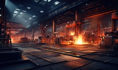 A Factory Full of Machines and Machinery