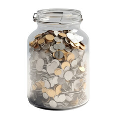 Tip jar with money, Generative AI