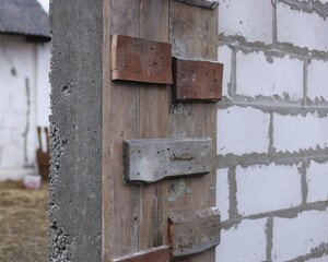 old door with a lock