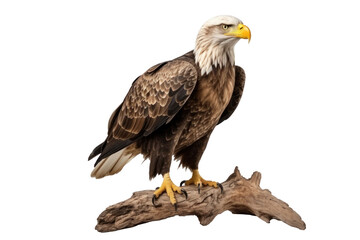 Fototapeta premium Eagle isolated on transparent background.