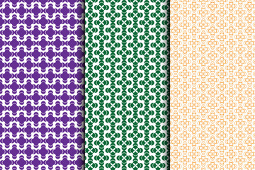 set of patterns template design