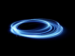 	
Neon magic circle.Futuristic light circle for background.Light frame.Vector.Magic portal.	