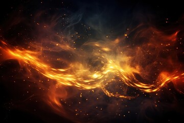 visualization of fractal nebula