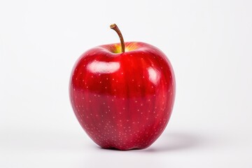 red apple isolated on white