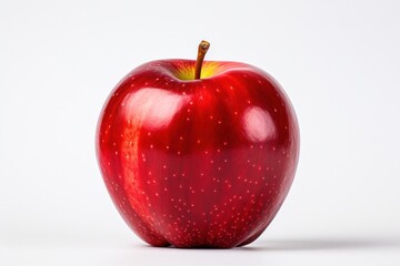 red apple isolated on white