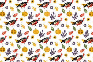Thanksgiving Turkey Pattern