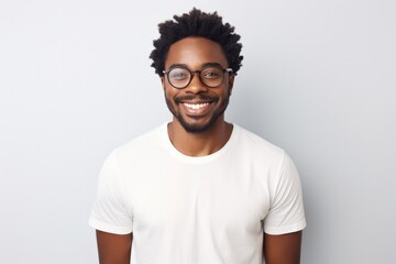 Portrait of a happy black male model - Powered by Adobe