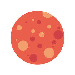 Planet icon vector. astronomy illustration sign. space symbol. science logo.