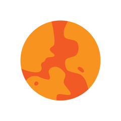 Planet icon vector. astronomy illustration sign. space symbol. science logo.