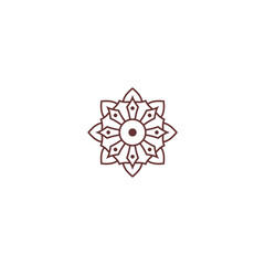 set of mandala vector graphics vintage