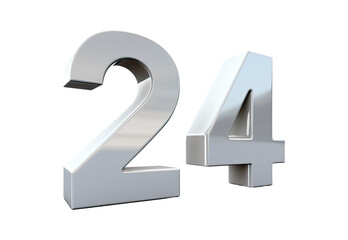 3d silver number