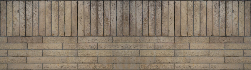Beige rustic stone wall texture pattern, brick wall, masonry privacy protection outdoor garden...