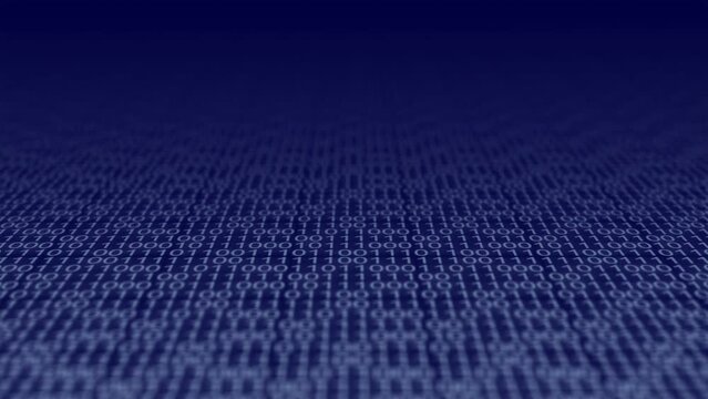 Abstract binary code background