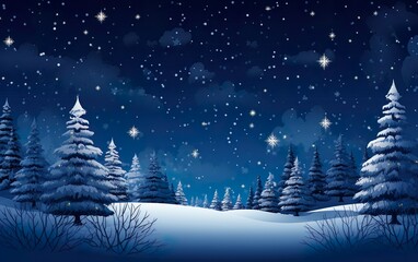 Winter Christmas background