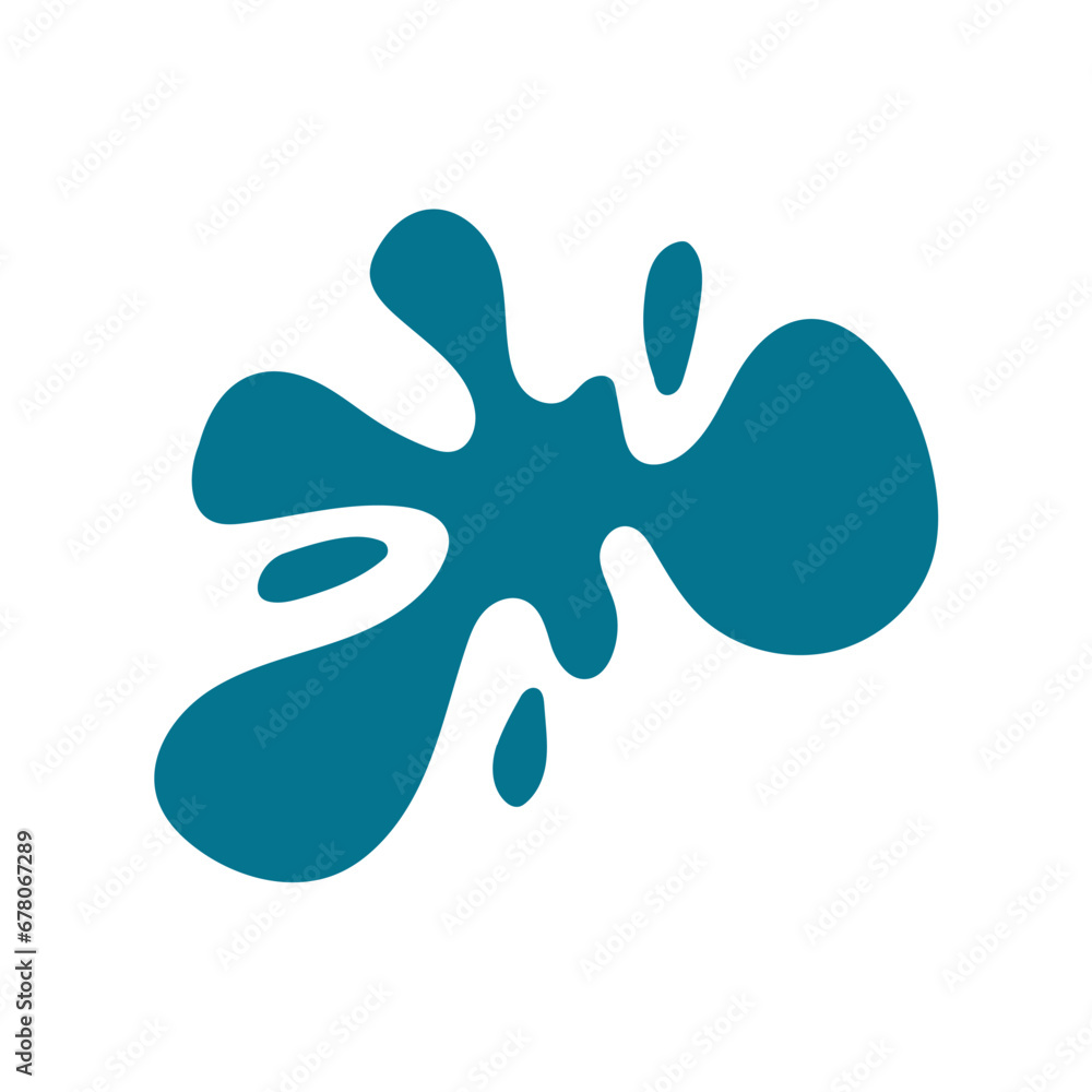 Poster set of blob abstract ornament background geometric
