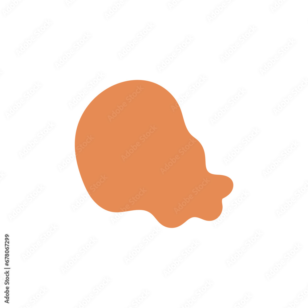 Poster set of blob abstract ornament background collection