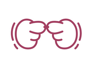 Cat paw. Shy gesture of a cat's paws. Sticker, Coloring book. Cat paw vector dog paw cat vector doodle illustration character. Shy cat paws joins fingers