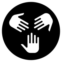 fraternity glyph icon