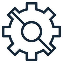 illustration of a icon gear