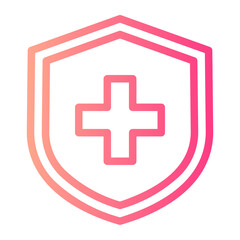 Obraz premium health insurance gradient icon