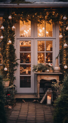 Holiday Elegance: A Garden Home with Sophisticated Christmas Decor