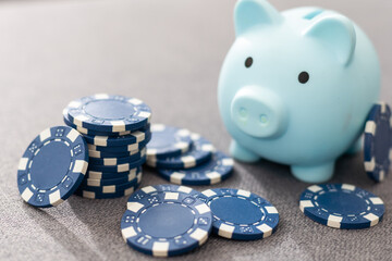 Blue Chip Investment Stock Photo