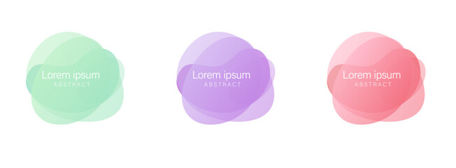 Set of colourful flops, pink polish on white