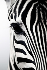 Wildlife safari africa zebra animal nature wild - obrazy, fototapety, plakaty