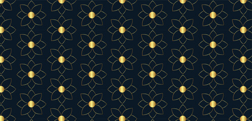 Arabic ornamental seamless luxury gold background. Pattern design for wallpaper, wedding cards, textile, bedding, print design templates.