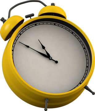 yellow alarm clok a timer instrument