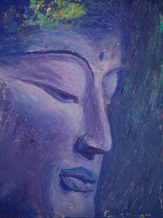 Art painting of the Buddha - 678079667