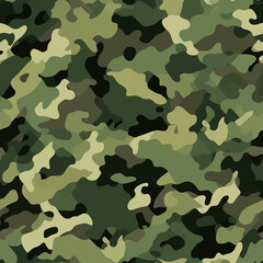 Fototapeta premium Army and military camouflage texture pattern background.