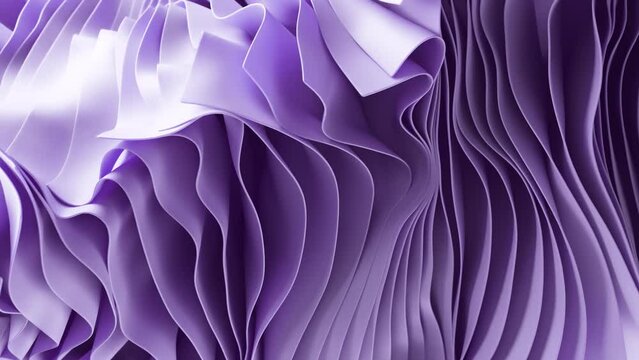Simple background with drapery layers and folded textile ruffle.