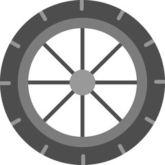 Obraz premium Wheel Icon