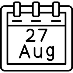 August 27 Icon