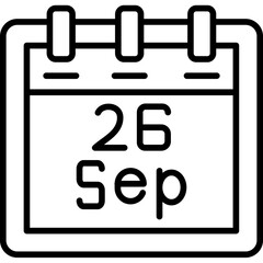 September 26 Icon