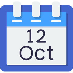 October 12 Icon
