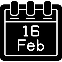 February 16 Icon