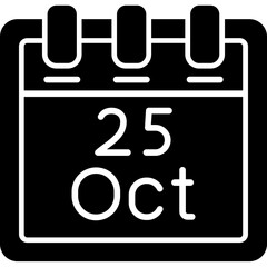 October 25 Icon