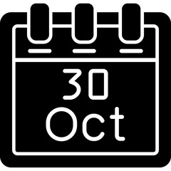 October 30 Icon